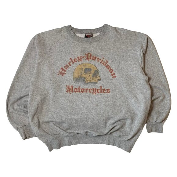 Vintage Harley Davidson Edinburgh Scotland Crewneck L - Picture 1 of 7
